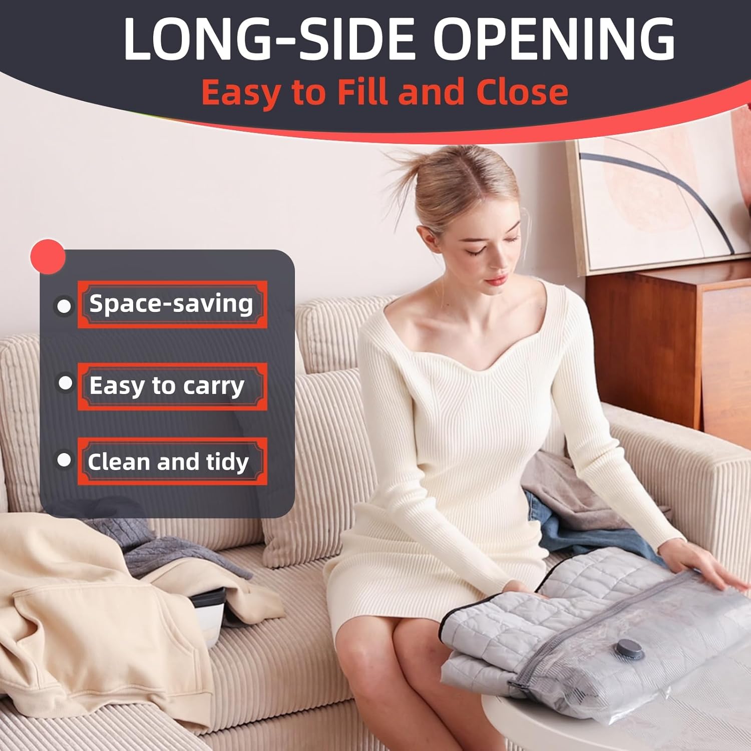 【2025 Upgraded】 Cordless Travel Vacuum Storage Bag Set – 15-Pack Compression Bags for Carry-On Suitcases – 140L/Min Powerful Air Removal – USB Rechargeable Handheld Pump with Built-In Battery – Space Saver for Clothes & Packing， waterproof, reusable