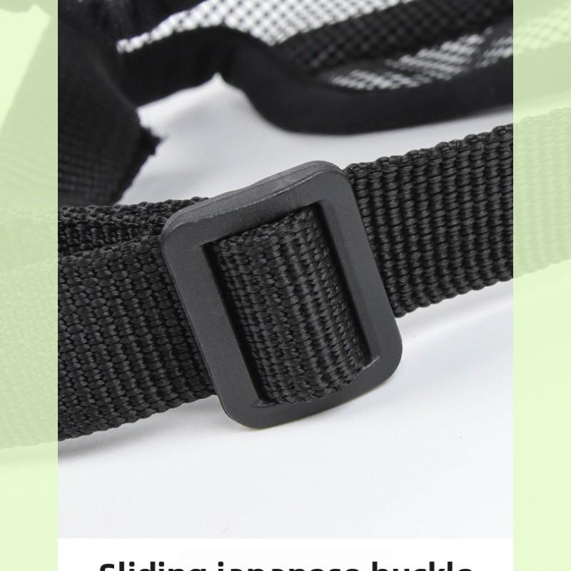 Breathable Dog Bite Proof Mouth Guard for Small Medium Large Dogs, Anti-Bark Pet Device, Prevents Chewing & Ingestion, Bulldog Specific
