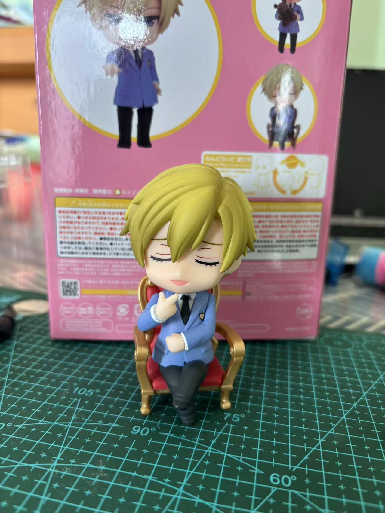 Anime Ouran High School Host Club  Figure Suou Tamaki Chibi Figure PVC Action Model Toys Anime Figure