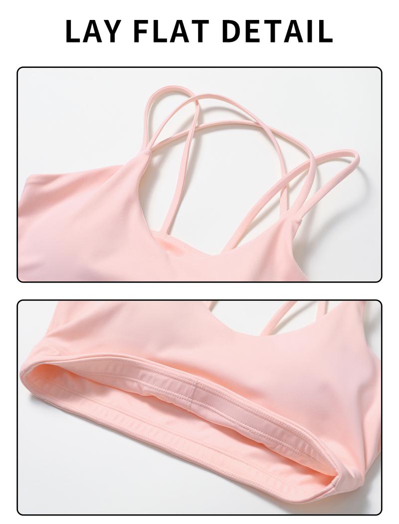 Women's Tennis Set, Two Piece Camisole Sports Underwear Quick Dry Running Fitness Sports Shorts Set, Cycling Gym Workout Yoga Set Activewear Clothing Lightweight Activewear Summer Sportswear Gymwear Sporty Style