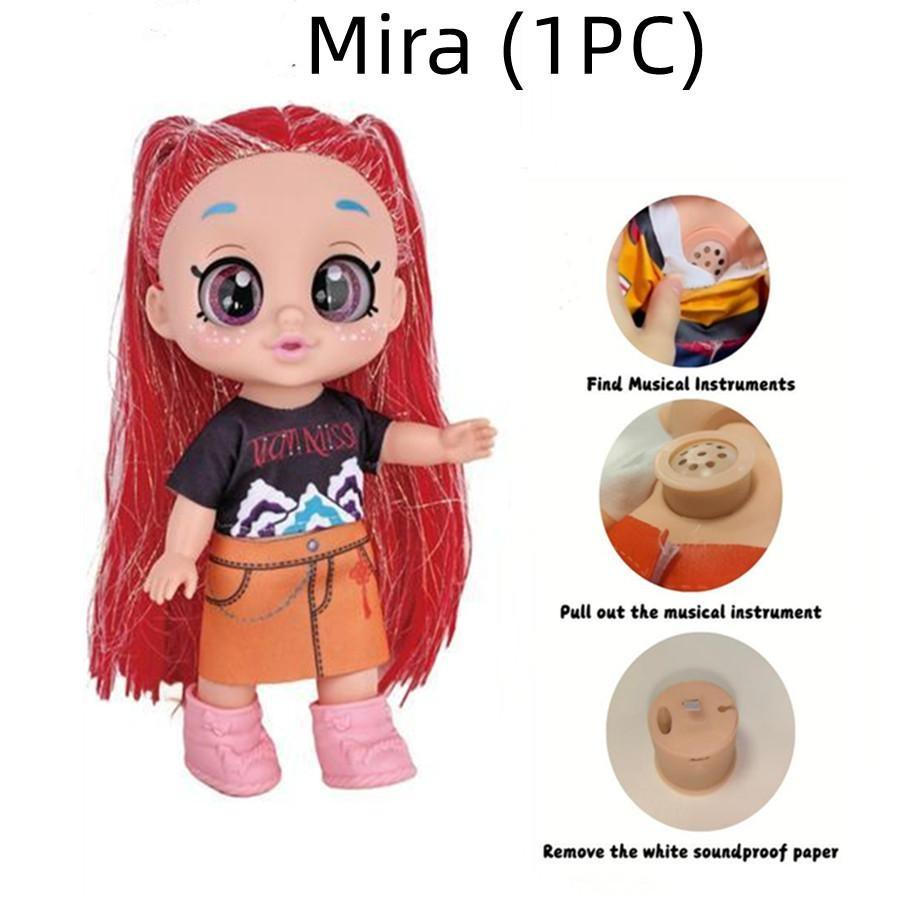 K-Pop Anime Action Figures, K-Pop Monster Group 5D Eyes 10 Inch 5 Joint Moveable  Fan Collection Toy, Articulating Figureskpop stuff for girls，gifts for girls