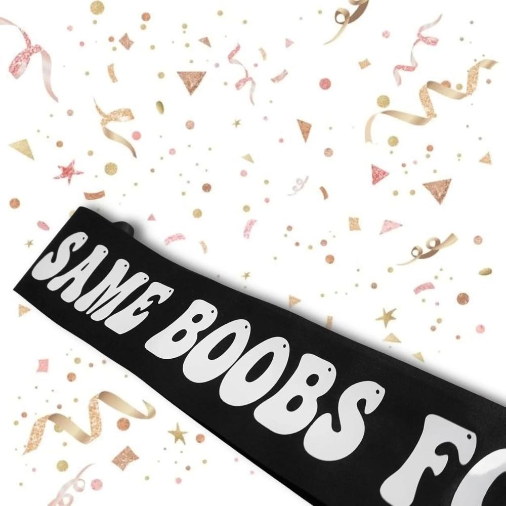 Groom To Be Same Boobs Forever Sash for Bachelor Bachelorette  Bridal Shower Party Ideas Supplies Engagement Gifts Decor Favors