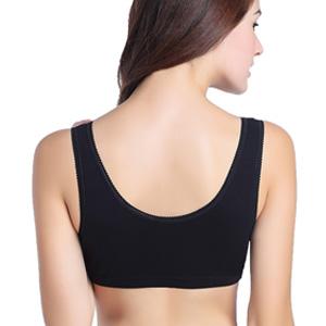 3 Pack Soft Cotton Maternity Nursing Sleep Bras, Front Opening Wire-Free Breastfeeding Bras for Pregnant Postpartum Women Daily Sleeping Wear