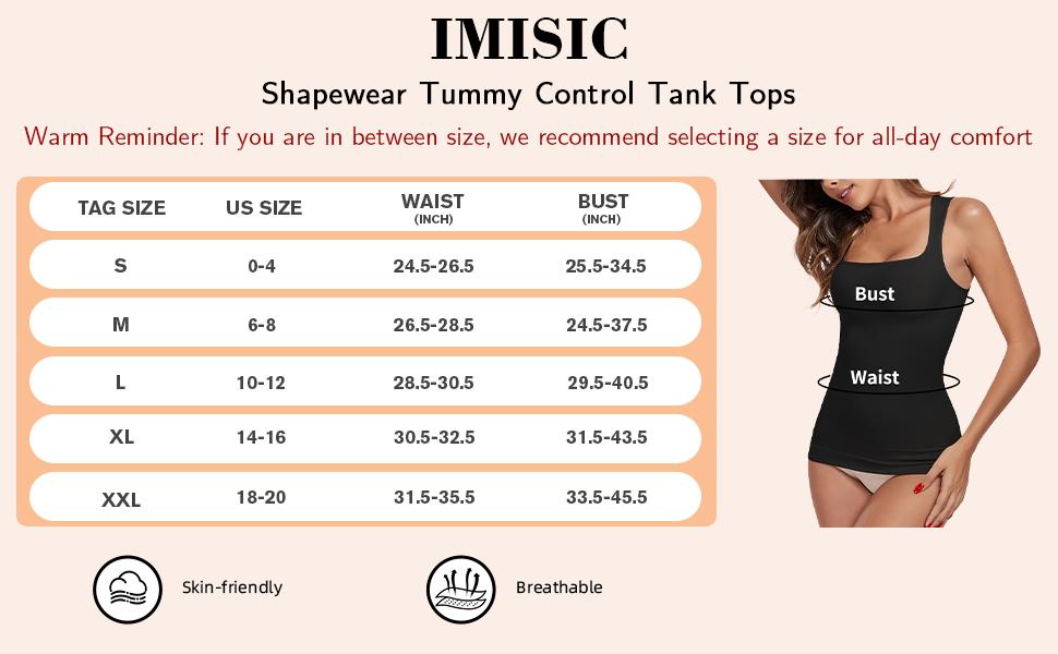 Tummy Control Shapewear Compression Tank Tops for Women  Square Neck Body Shaper Camisole Clothing Comfortable Fashion Nylon