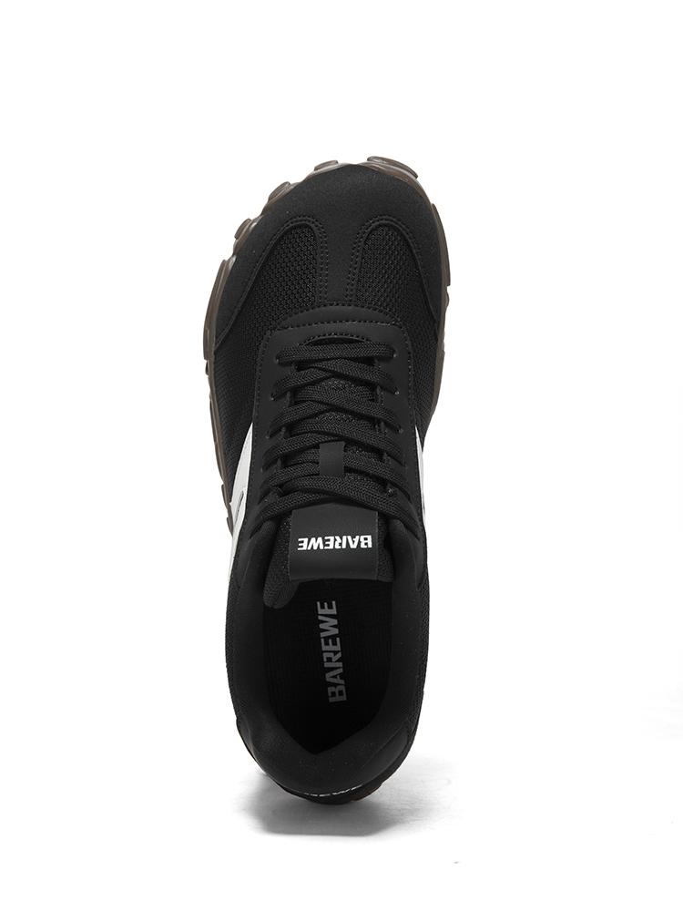 Barewe Unisex Wide Toe Barefoot Shoes, Lightweight Soft Sole Walking Shoes, Spring Fall Casual Skateboard Sports Shoes