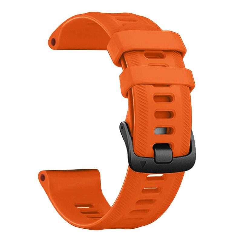 1 Pcs Casual Silicone Watch Band for Garmin Forerunner 955 Smartwatch Replacement Accessories Watch Straps (Strap Only, Watch Not Included)