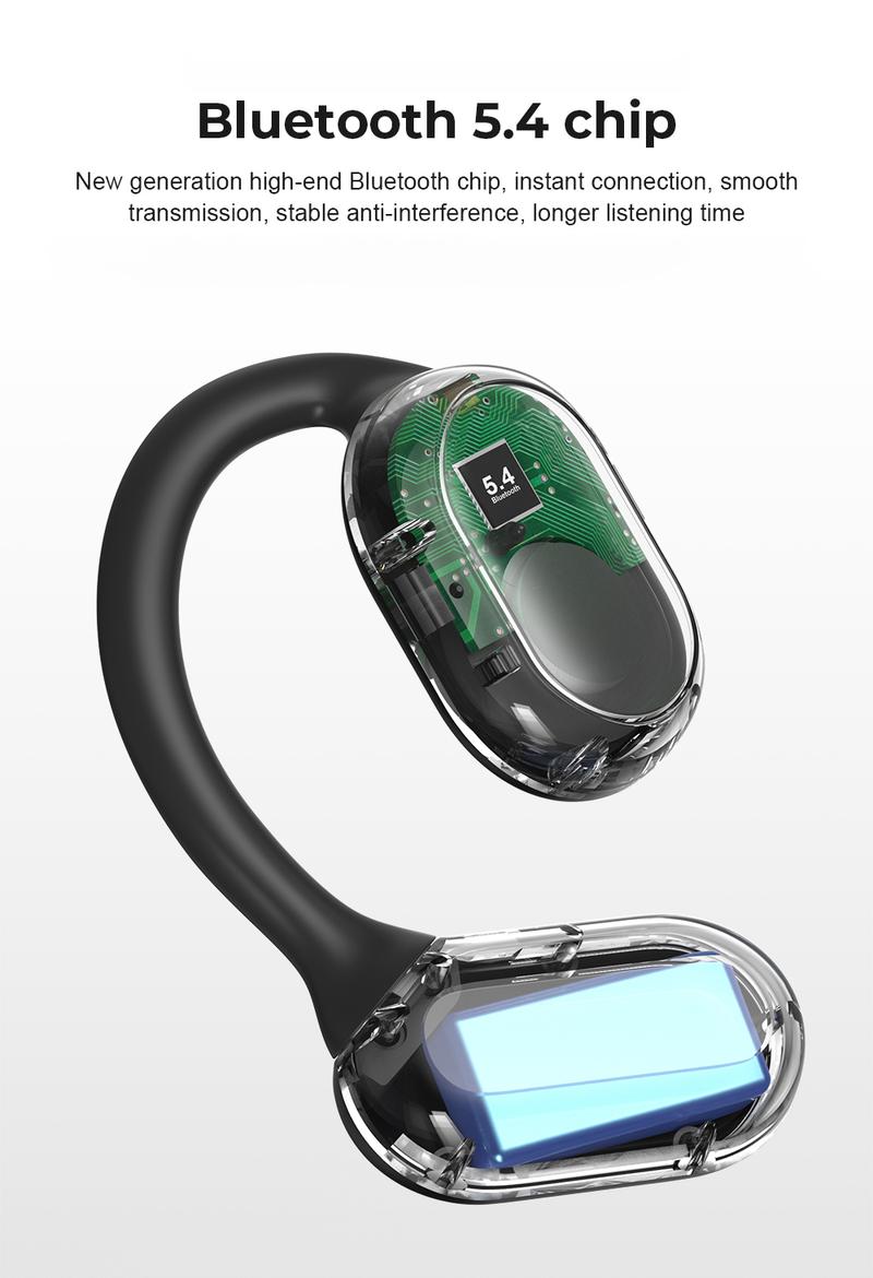 MINISO X30 OWS Open Ear Bluetooth Earbuds HIFI Sound Quality IPX5 Waterprooof Wireless Headphones Touch Control Built-in Mic Hearphones