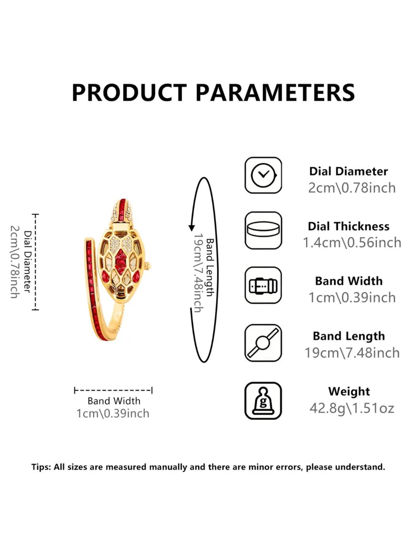 Luxury Women's Snake Watch 2026, Creative Snake Wrap Steel Band, Full Diamond Gemstone, Waterproof Quartz, Elegant Office Wear