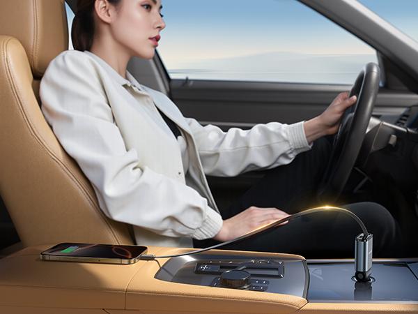 Lamicall 2-in-1 MagSafe Car Mount & Retractable USB-C Fast Car Charger Combo 57W Ultra-Compact Phone Holder Fits iPhone 16/15 Pro Max Galaxy S25/S24 Ultra Pixel Adjustable #TikTokShopBlackFriday #TikTokShopCyberMonday