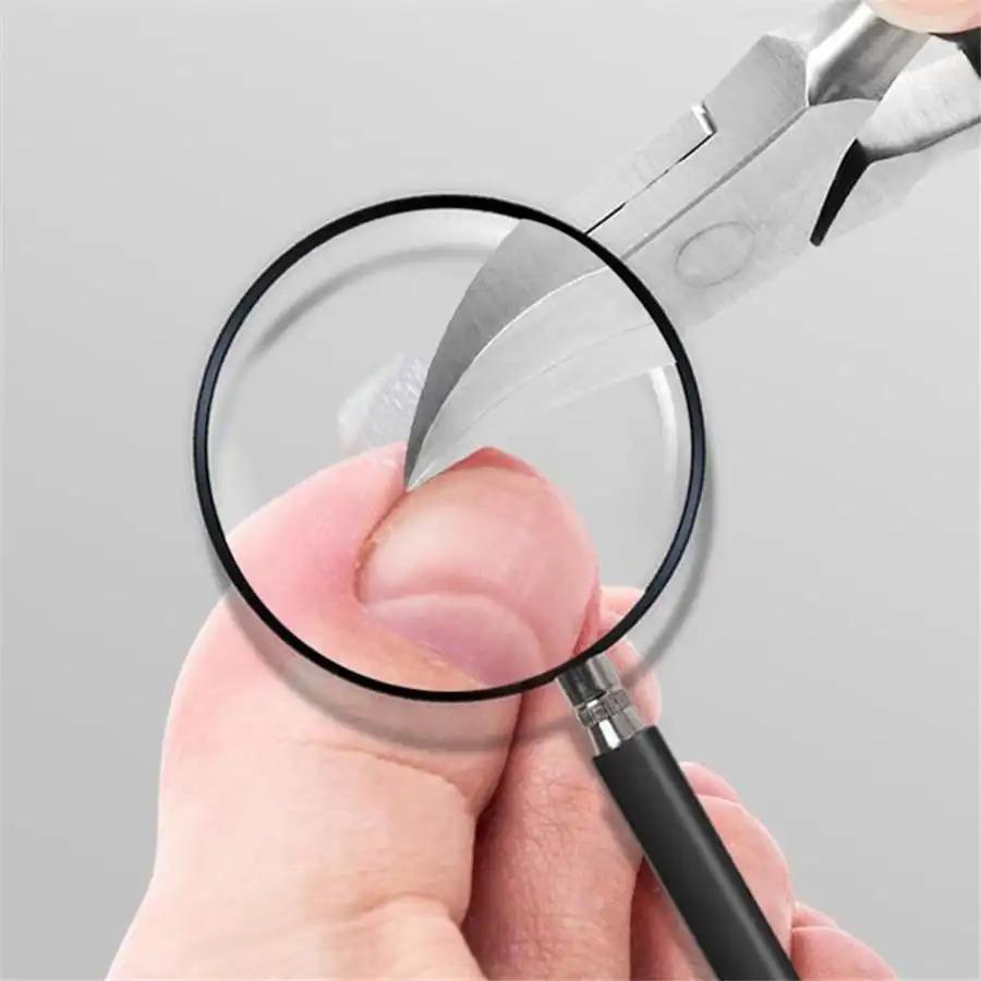1 professional toenail clipper, suitable for thick nails and internal nails, stainless steel nail care tool with ergonomic handle, ideal for home and salon nail and pedicures
