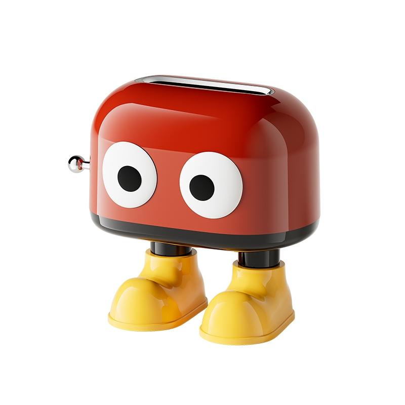 Cute Healing Series Tissue Box, Big- Footed Tissue Box, High Aesthetic Paper Holder, Creative Hook Spring Adjustable, Home Living Room Desktop