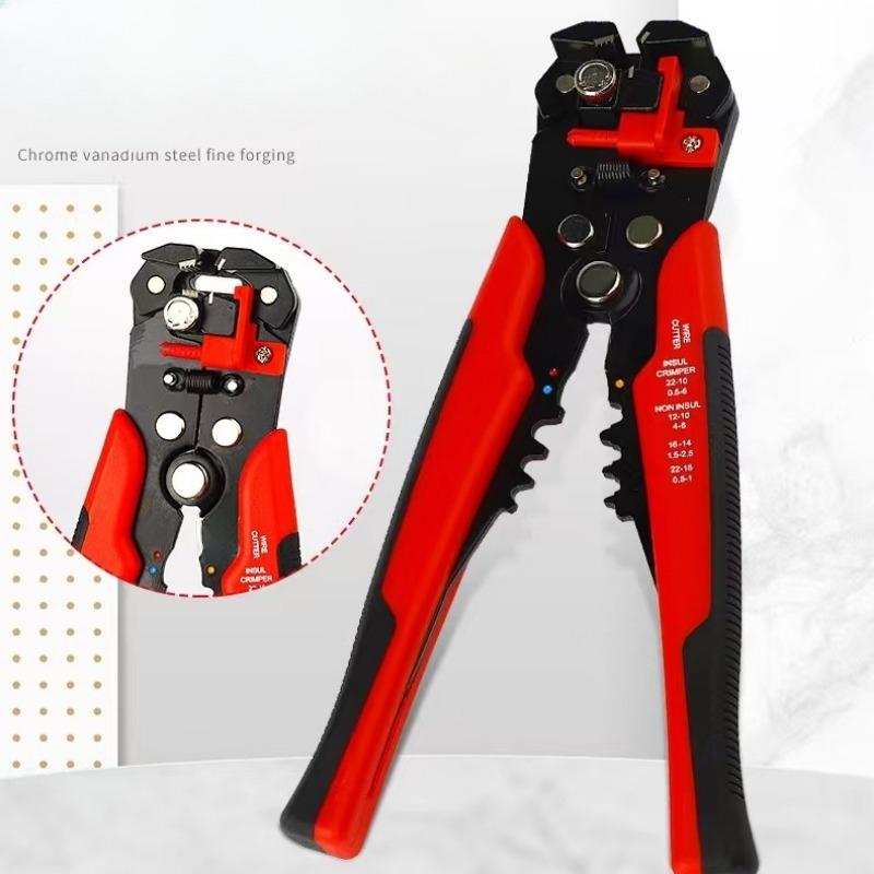 Multifunctional Wire Stripper Tool, Insulated Cold Press Terminal Crimping Pliers, Precision Durable DIY Project Tool for Home & Professional Use