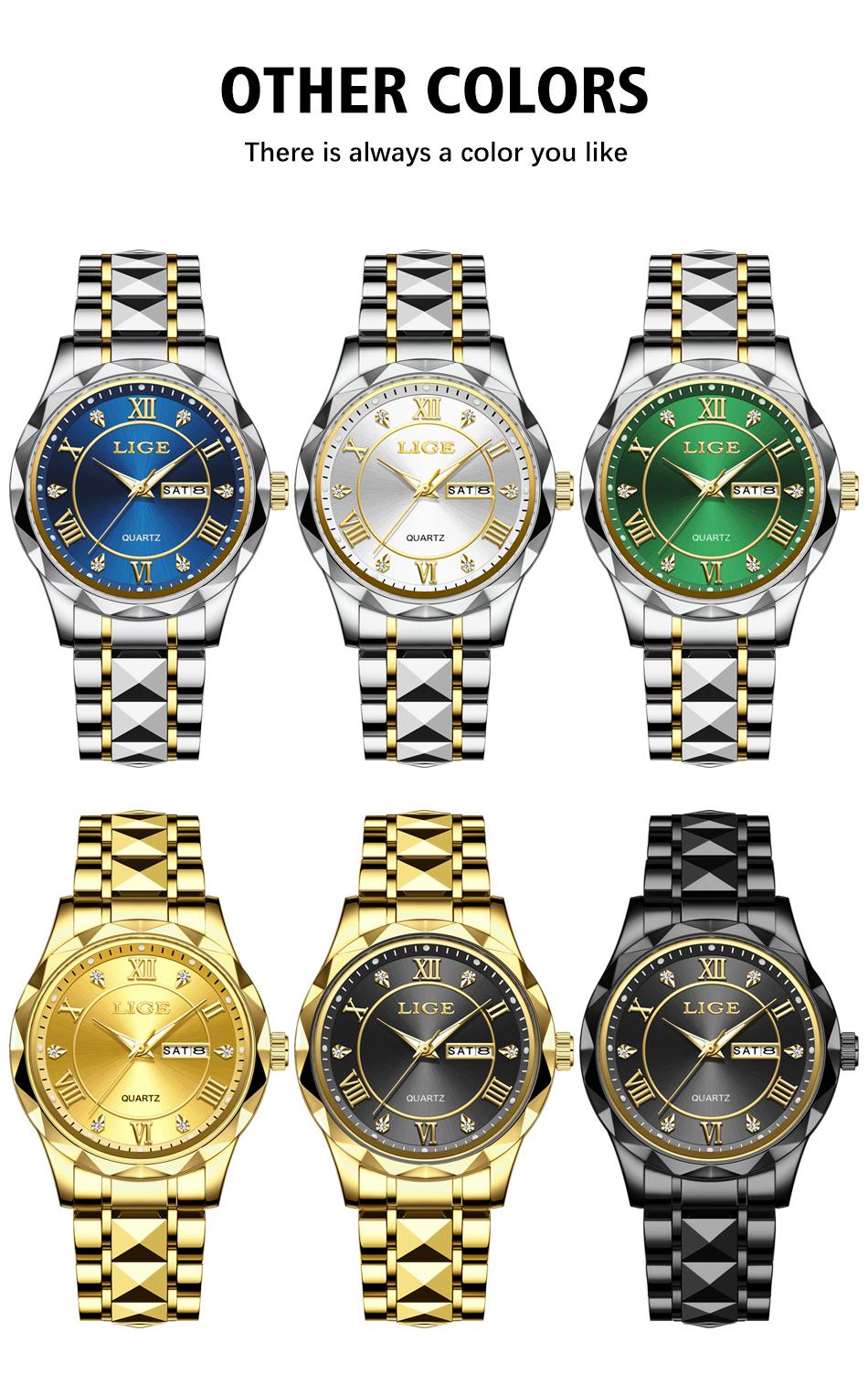 Light luxury men's watches, high-end men's quartz watches, business casual watches