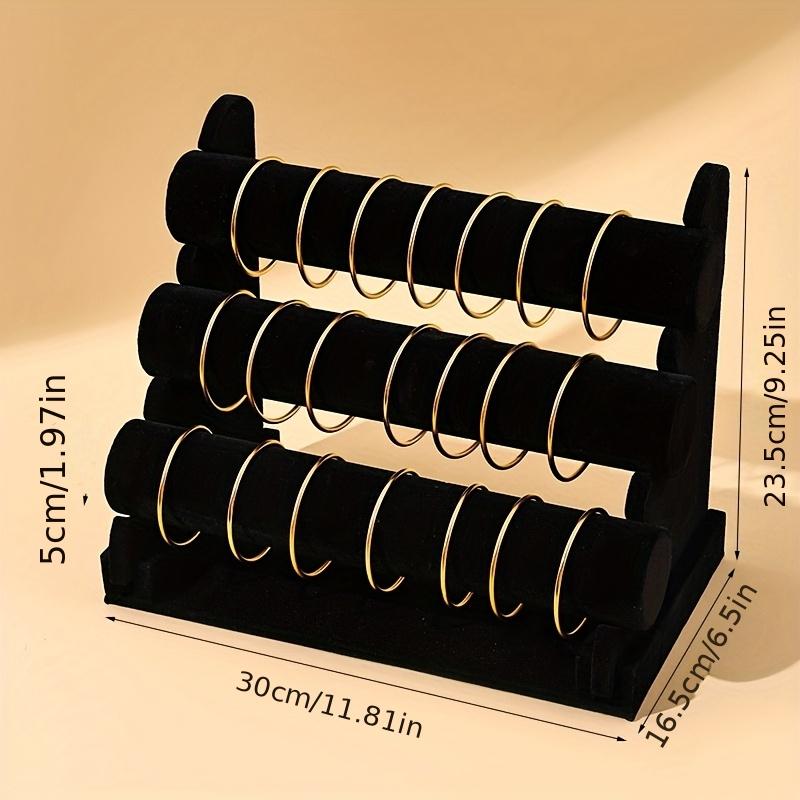 3-Tier Bracelet Display Stand Jewelry Hanger Watch Holder Organizer, Jewelry Hanger Stand for Bracelet Watch Necklace Storage