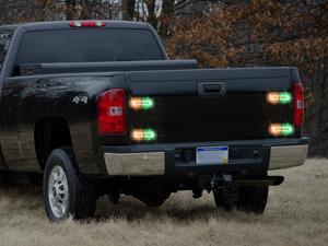 Nilight 8PCS Led Strobe Lights with Controller 12V 24V Sync Feature Amber Green Strobe Light 12 24 LED Surface Mount Lights with Strobe Controller for Vehicle Car Truck RV ATV