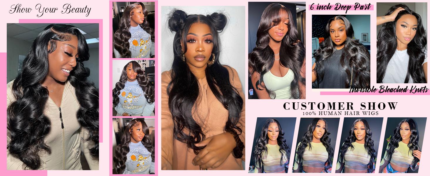 2026 TikTok Shop Deal Chocolate Brown Deep Wave Lace Front Wigs Human Hair 180 Density 13x6 HD Lace Frontal Wigs Curly Human Hair Brown Glueless Wig For Women Pre Plucked with Natural Hairline Valentine's Day Gift