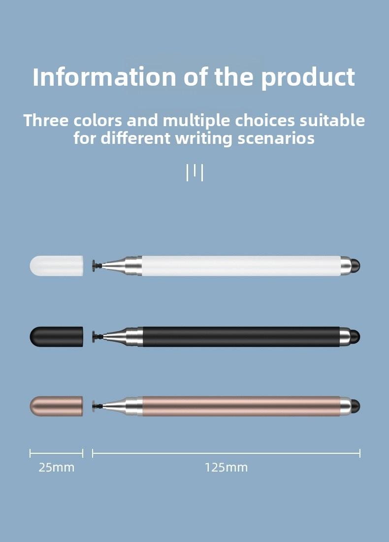 2 in 1 Dual-Head Capacitive Touch Pen, Digital Pen, High Sensitivity Precision Touch Pen, Universal for iPad iPhone Tablet Touch Screen