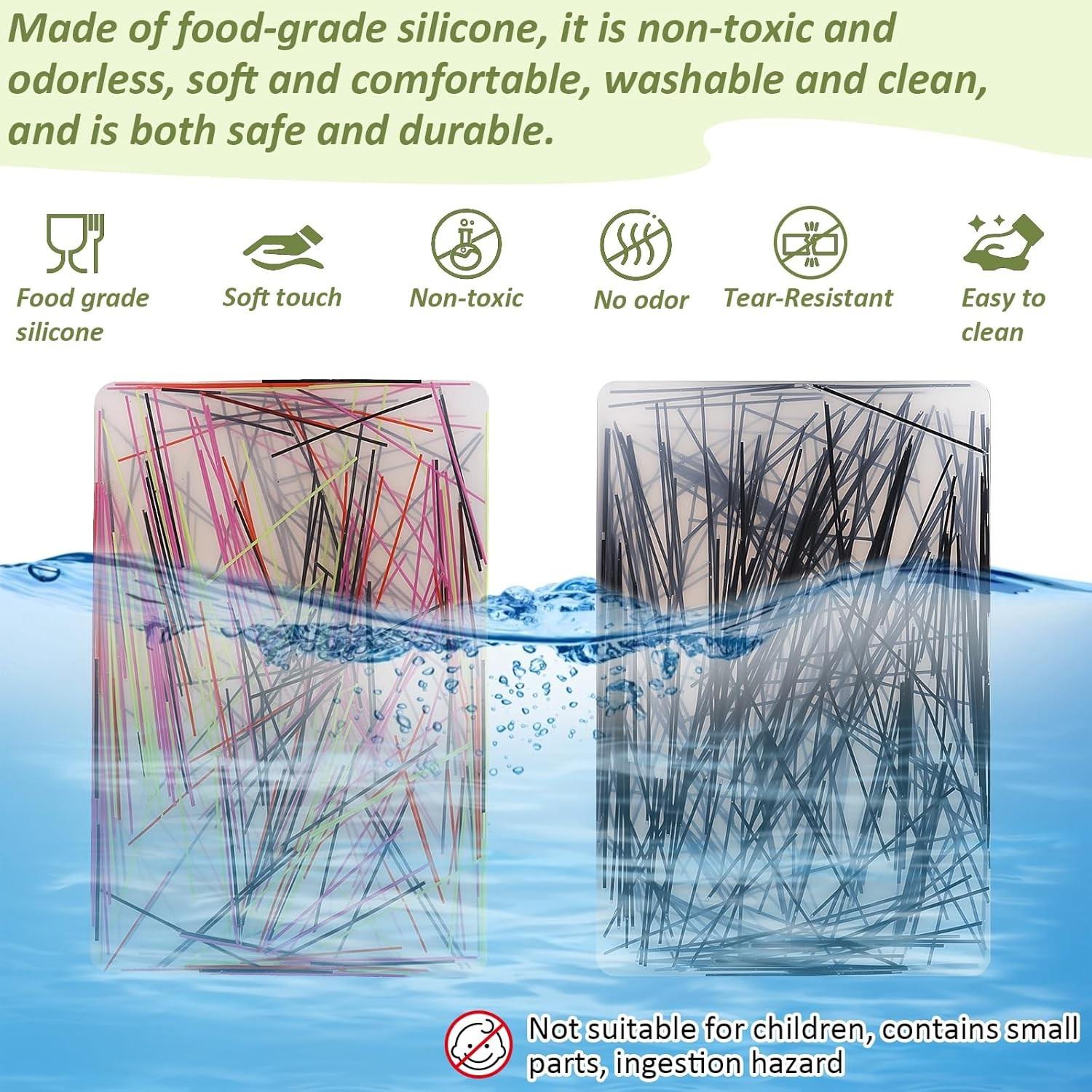 Picky Pad, Skin Picking Fidget Toys, Portable Pimple Popping Pad for Trichotillomania, Sensory Hair Pulling Fidget Toy for Stress Relief, Fidget Gadget, Stress Relief Fidgeting