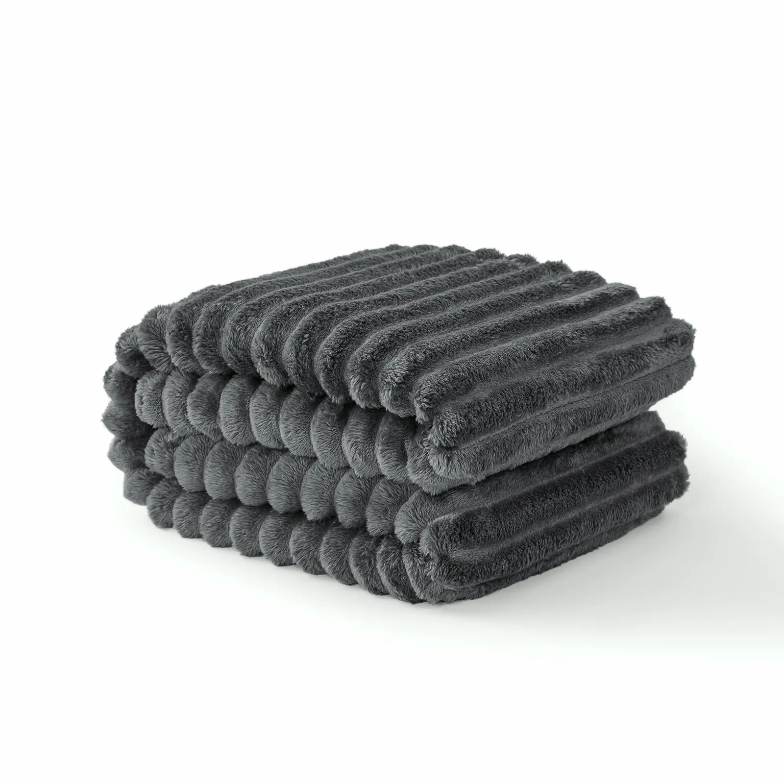 1pc Simple, soft and thick warm striped shawl blanket, artificial wool plush blanket, Decorative blanket, Cozy Warm Blanket, suitable for beds, sofas, office nap, camping and home decoration blankets, Christmas, birthday, Thanksgiving gift blankets
