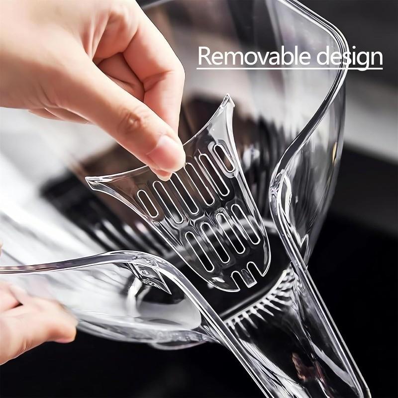 1pc Multi-functional Internet Celebrity Drain Basket, Kitchen Vegetable Washing Basket Multifunctional Vegetable Washing Basin, Washing Fruit Drain Basket, Creative Self-contained Water Drain Basin for Restaurant