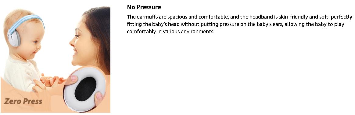 Baby Noise Cancelling Ear Muffs, 26db Hearing Protection, Adjustable Anti-Slip Headband, Sleep Improvement, Airplane Travel, Suitable for Infants Baby Noise Cancelling Ear Muffs, 26db Hearing Protection, Adjustable Anti-Slip Headband, Sleep Improvement, Airplane Travel, Suitable for Infants