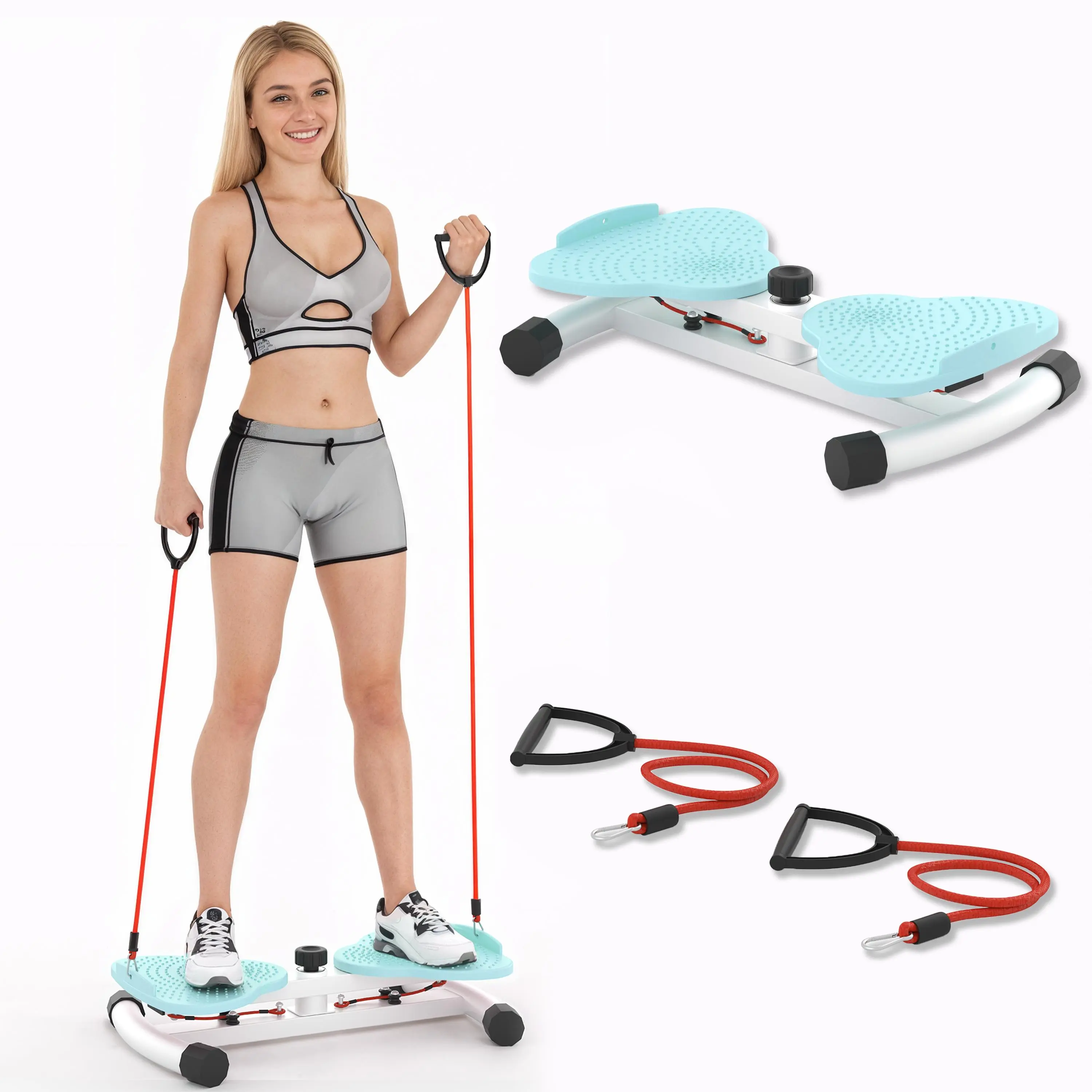 Waist Twist Machine, Ab Wasit Board with 300 lbs Weight Capacity, Ab Machine for Slim Waist and Core Ab Exercise, waist trainer for women Men, Home Gym Exercise Equipment