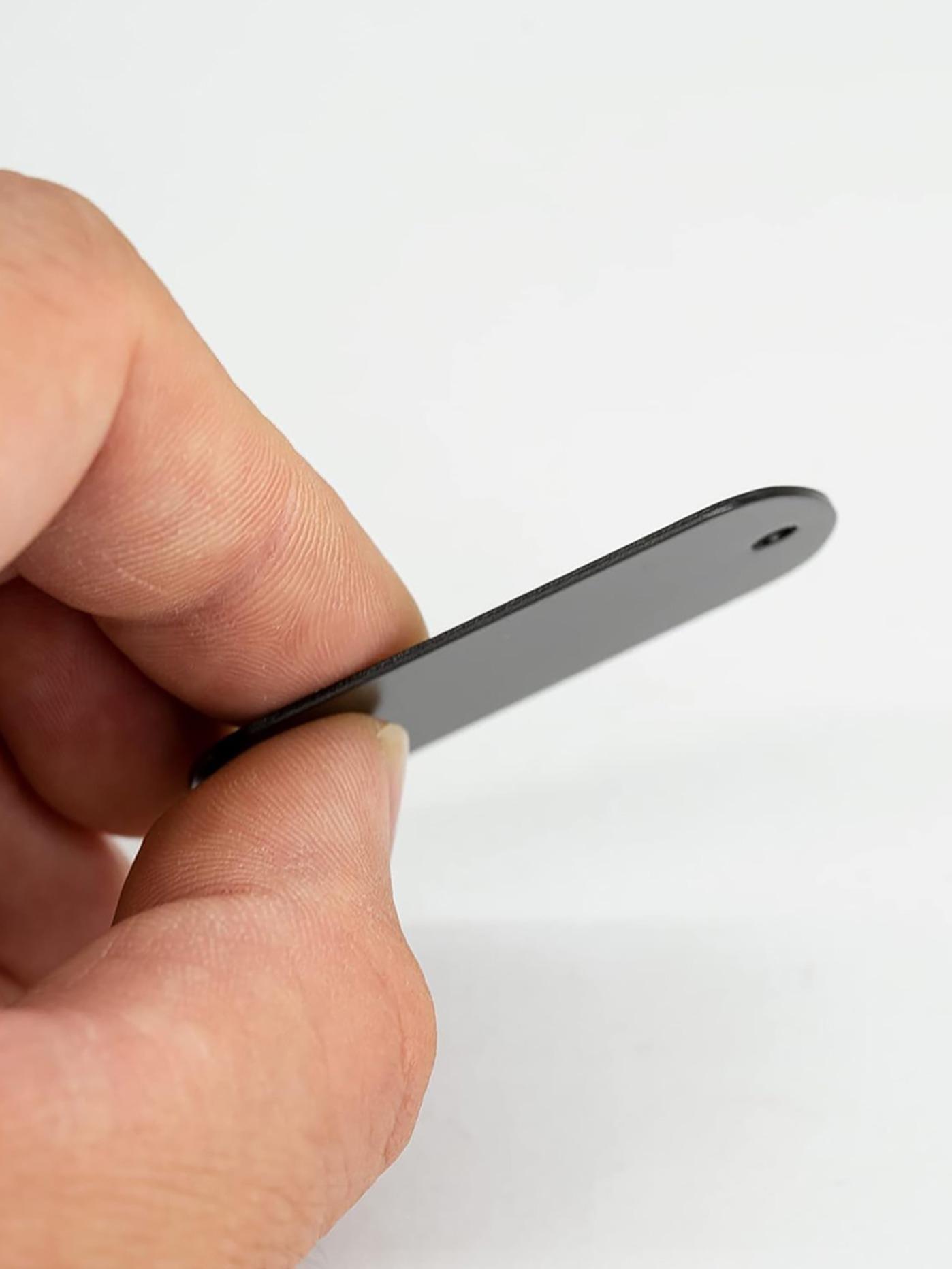 Stainless Steel Blank Labels Pressed Blanks 10 Packs, Durable Labeling Material, Ideal for Customization, High-Quality Stainless Steel