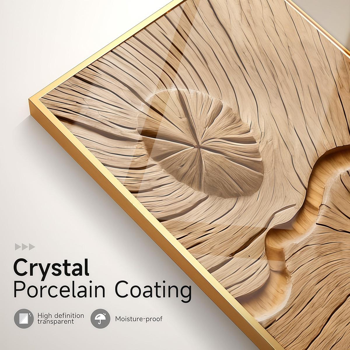 3 Counts Aluminum Alloy Framed Painting, Abstract Wood Texture And Light Burst Art, Home Decoration For Living Room, Bedroom, Office, Restaurant, Hallway Wall Decor, Odorless Print Artwork, Luxury Perfect Gift For Friends And Family