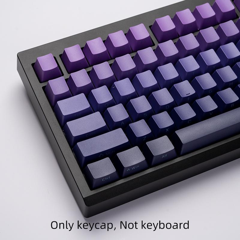 RGB Backlight Keycap, PBT Keycap, Keyboard Keycap for 6.25U Space 61 68 75 82 87 98 100 108, Computer Accessories