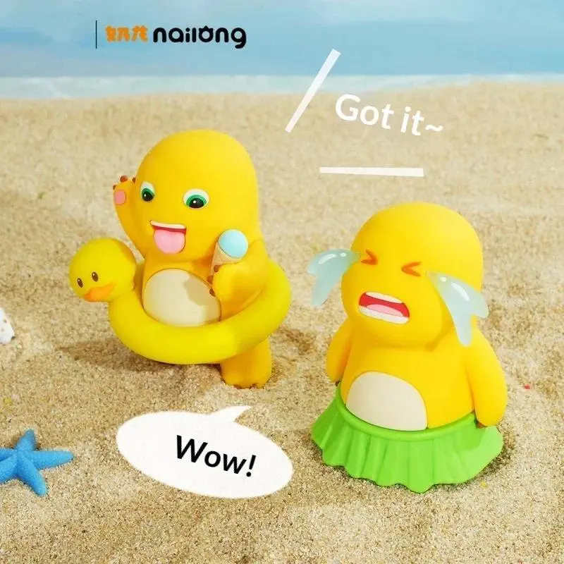 Nailong Vacation Series Blind Box Cartoon Doll Mini Figure Desk Home Decor Ornament Cute Collectible Gift For Desk Decoration