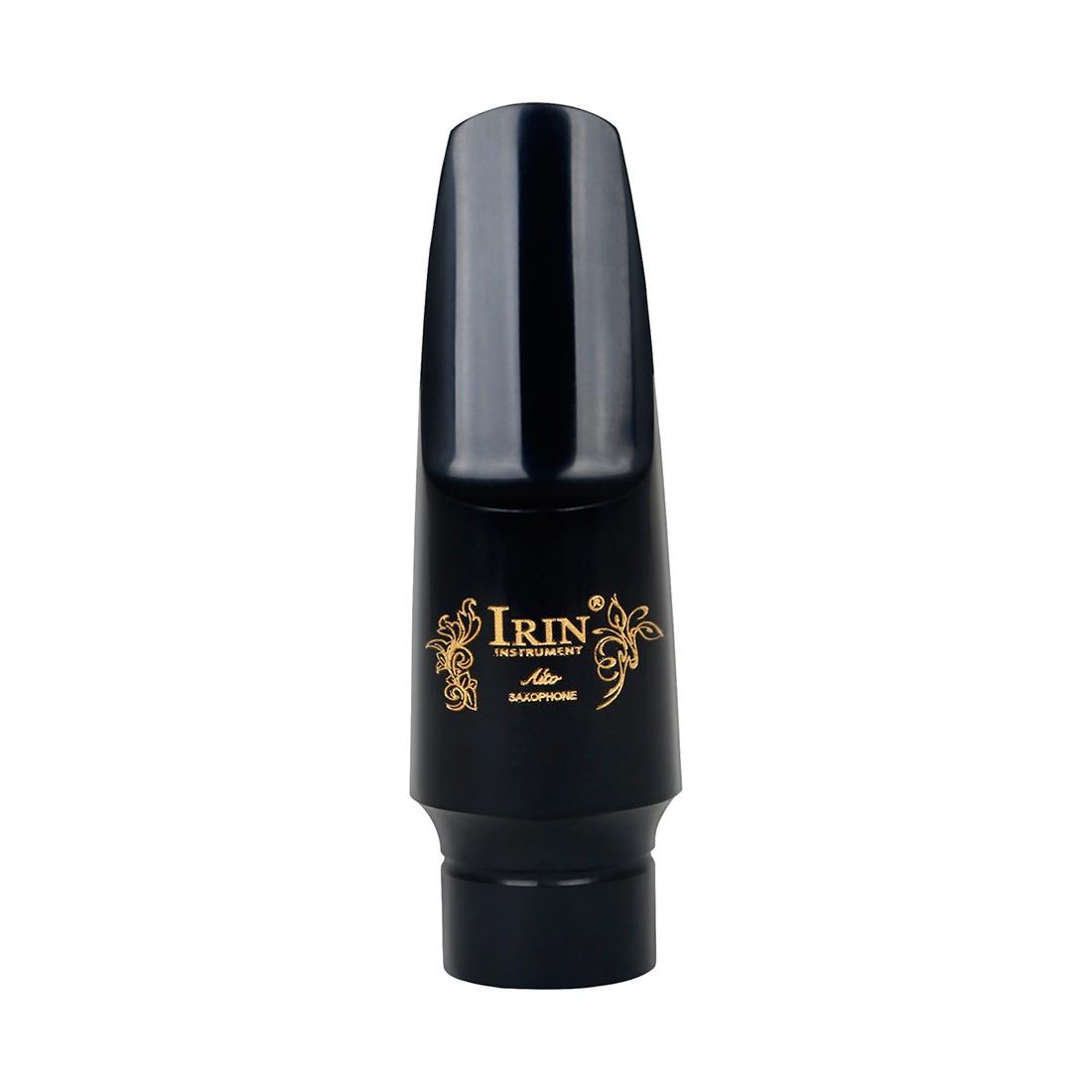 Irin Abs Alto Saxophone Mouthpiece Set, Includes Reed Cap and Clip, Transparent Plastic Box, Professional Saxophone Accessories