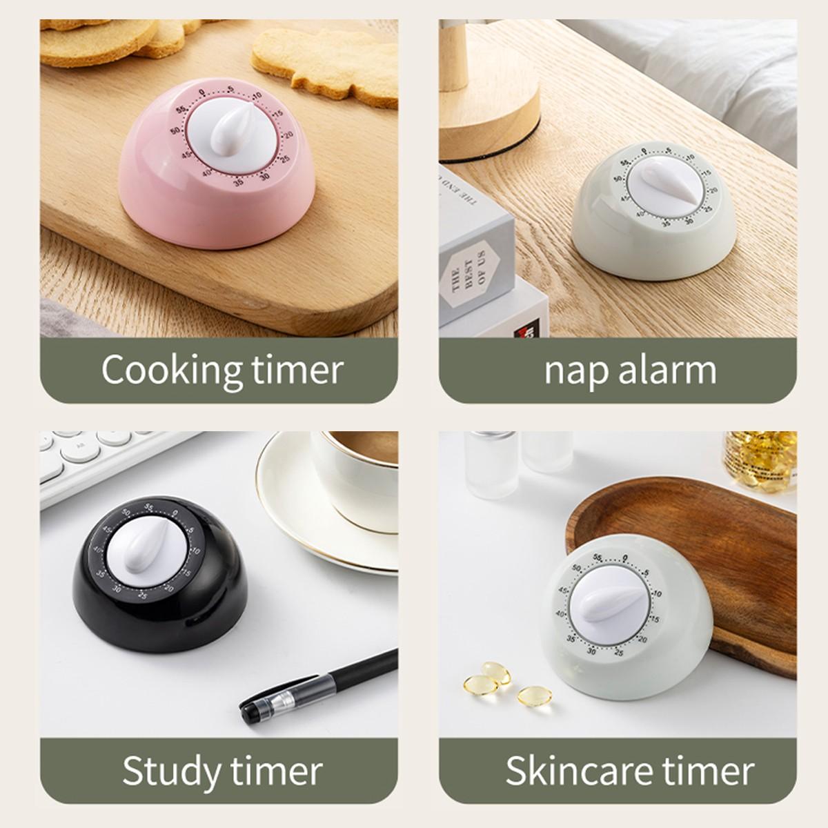 Mechanical Timer Reminder, Eco-Friendly Kitchen Cooking Timer, Kitchen Timers, No Battery Needed, Ideal for Study, Kitchen, and Reminders