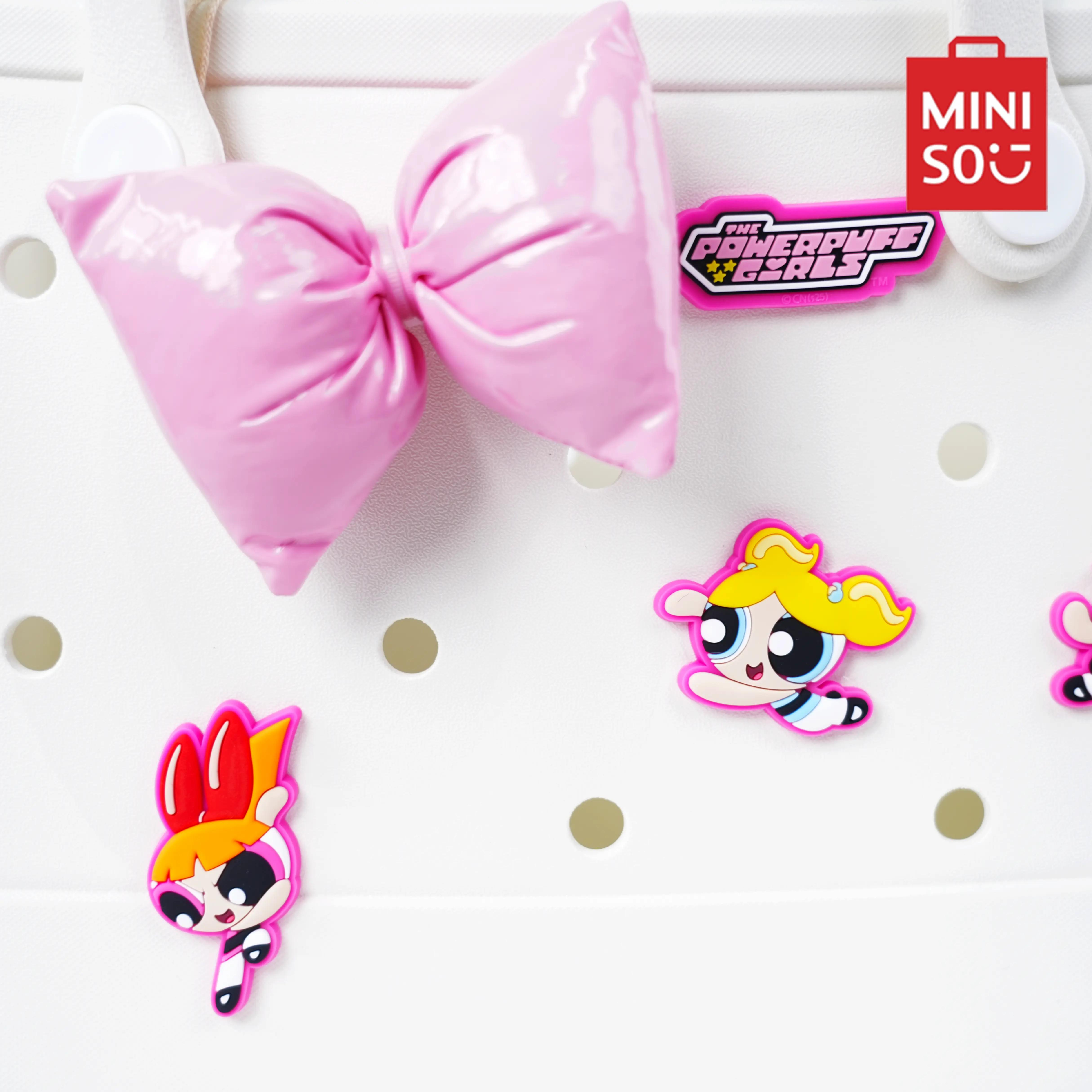 【Easter Gift basket】POWERPUFF GIRLS Easter Egg Hunt Bag with Handle Stylish Tote Bag Easter Gift Basket For Kids Teenagers Outdoor Picnic Party