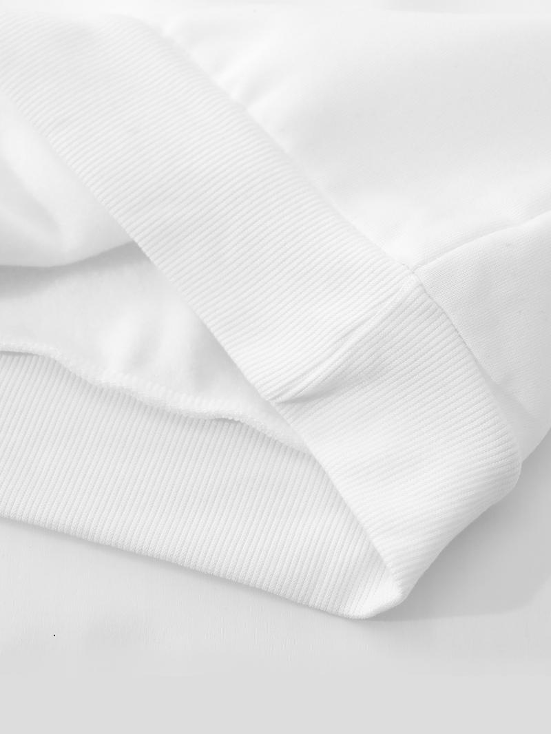 Men's Regular Fit Contrast Trim Zip Up Half Placket Sweatshirt, Casual Comfy Long Sleeve Collared Pullover for Spring & Fall, Fashion Men's Top for Daily Wear, Hoodie