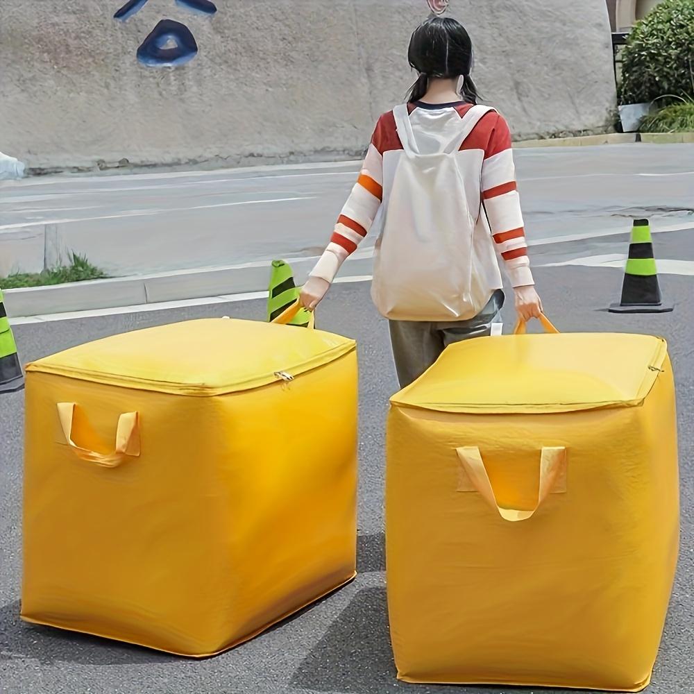 Large-capacity 240-liter thickened moving bag with reinforced handle, heavy-duty waterproof storage and finishing bag, Multipurpose Storage Bag, Travel Storage, foldable and portable design, multiple sizes available, Heavy Duty Storage Bags