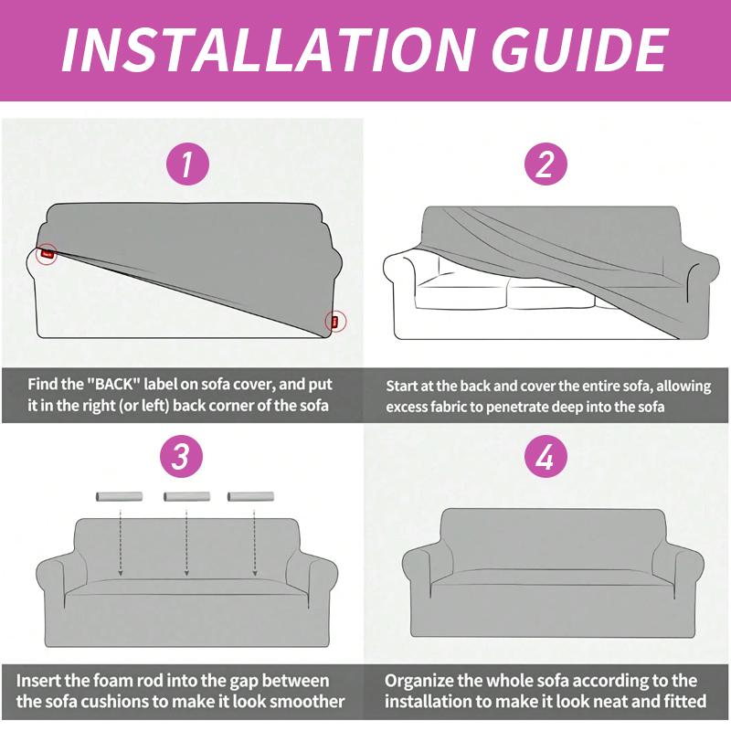 High-Density Thickened Sofa Cover with Leaf Pattern, Easy-Clean Pet-Resistant Protector, Durable Furniture Protection, Universal Sofa Protector