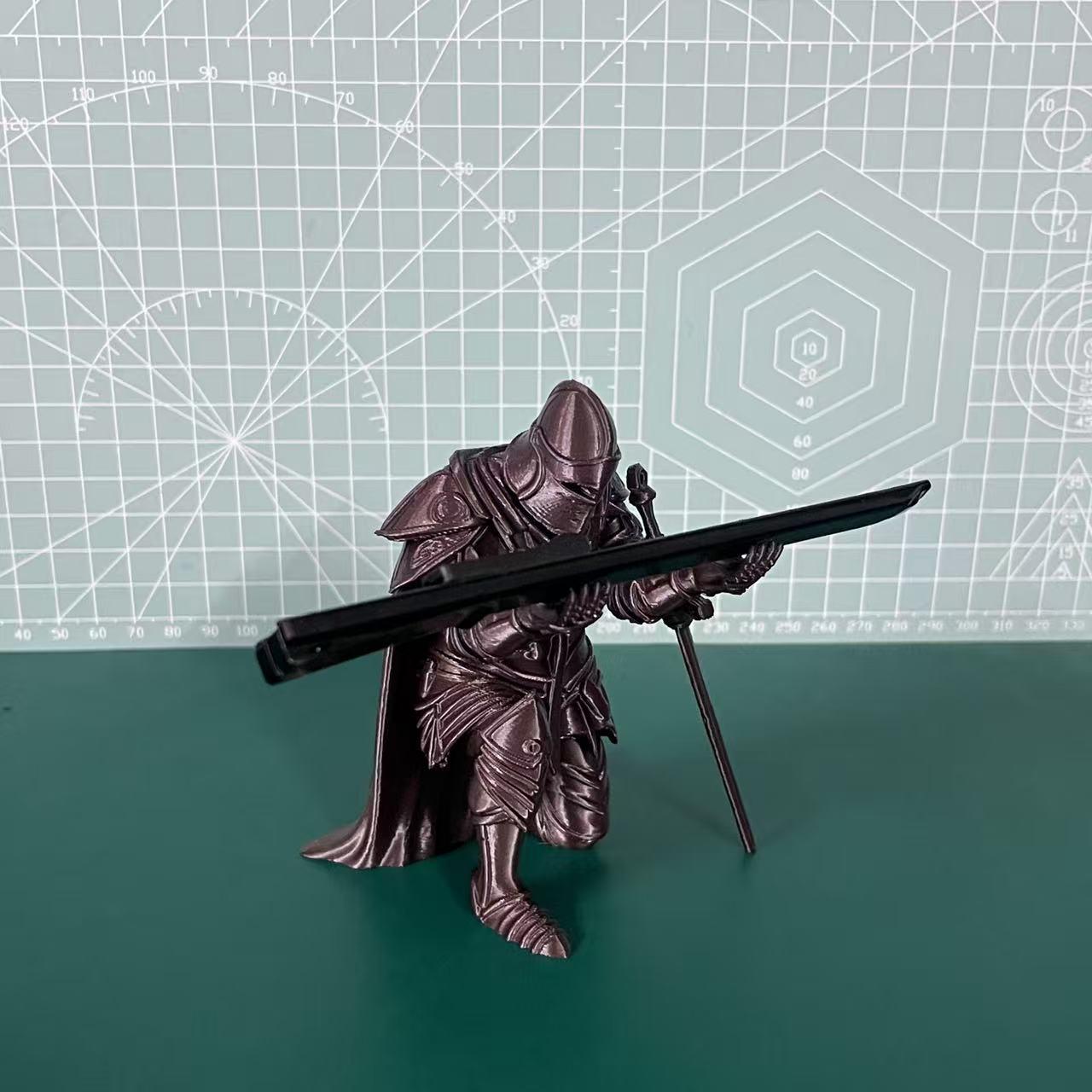 3D Printed Samurai Pen Holder, Office Desk Organizer, Medieval Knight Style, Creative Gift, Handcrafted Desktop Decor, Practical and Stylish