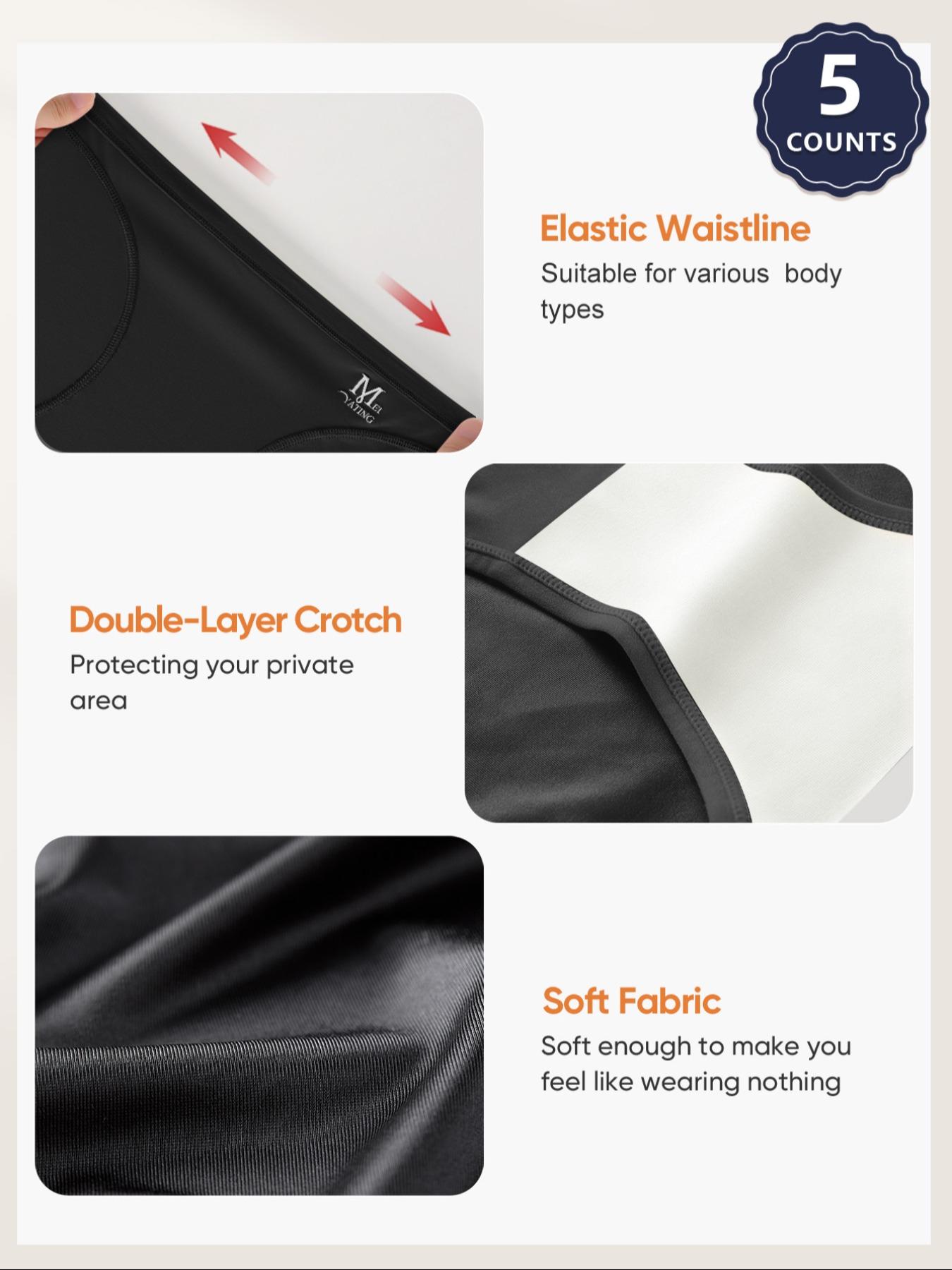 Women's Letter Print Waist Briefs, Fitted Panties, Casual Tight Fit Soft Comfy Breathable Panty for Daily Wear, Ladies Underwear for All Seasons