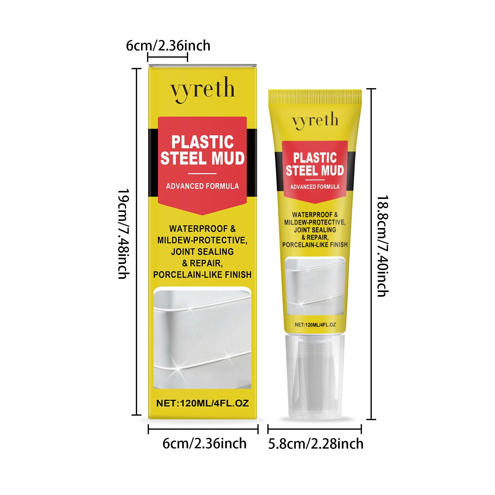 Plastic Steel Putty for Kitchen Bathroom, Waterproof Sealant, Anti-Mold Adhesive, Sink Tile Pipe Leak Repair, Gap Filler, Durable Fixing Solution