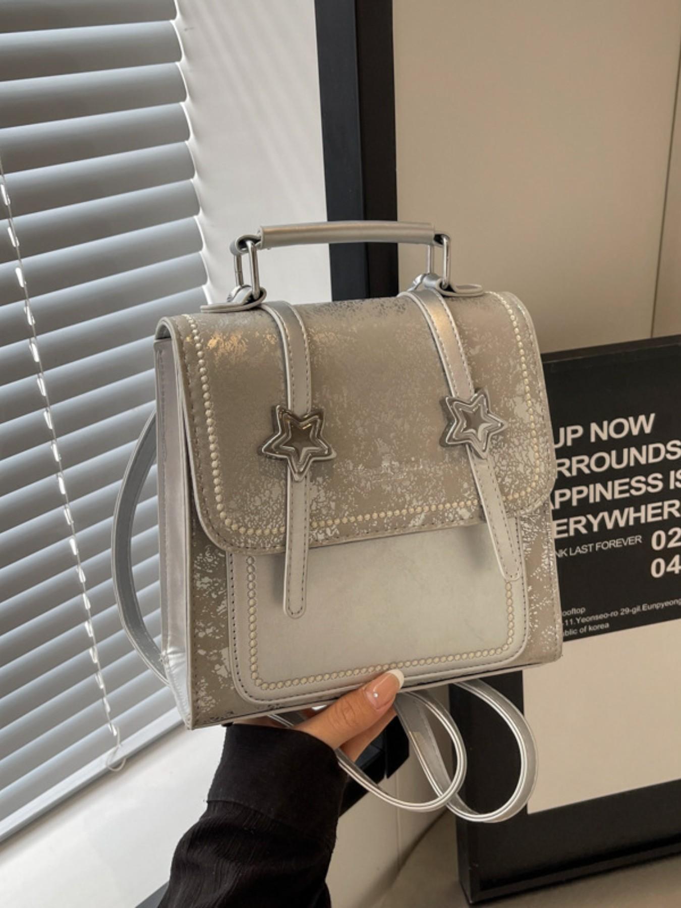 Trendy Commuter Backpack for Women, New Fashion Unique Crossbody Bag, Korean Style Travel Small Backpack, Stylish and Practical