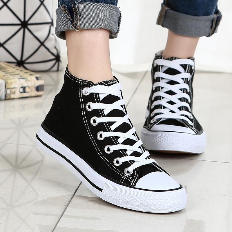 Unisex High Top Canvas Shoes, Classic Design, Versatile All-Season Footwear, Suitable for Various Occasions, Comfortable and Stylish