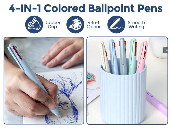 Nicpro 78 PACK Aesthetic School Supplies with Cute Pen Case, Pastel Highlighters, Ink Gel Pens, Mechanical Pencils, Ballpoint Pen for Student Stationary, ideal Christmas gifts