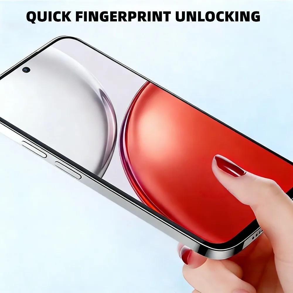 4 Pcs Hydrogel Film for Honor Magic8 Lite 8 Pro 8 Magic 7 7 Pro 7 Lite Magic 6 6 Pro 6 Lite 5 Lite X9D X8C X9C Series, Smooth Surface, Fingerprint Unlock, Bubble-Free, Compatible with Multiple Models