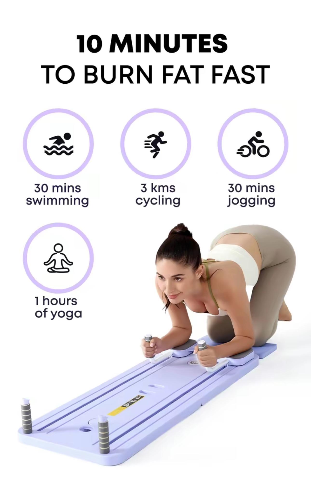 TerraGym Pilates Board,Multi-functional Ab Exercise Board,FoldableHome Pilates Reformer with Knee Mat ,Timer andResistance Bands,Abs Workout Equipment forAbdominal & Core Strength Training #TikTokShopBlackFriday  #TikTokShopCyberMonday SpringStatements