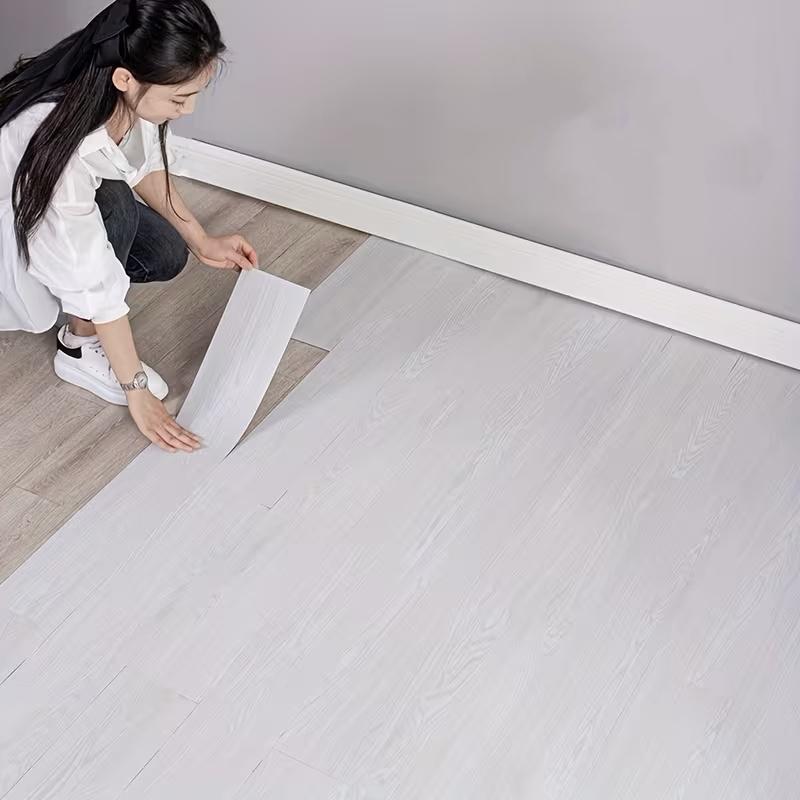 20/40 Self-Adhesive Vintage Wood Grain Waterproof Flooring Tiles - Easy to Peel and Stick, Durable PVC Floor,itable for Home Wall Decoration Renovation, Peel and Stick Floor, Kitchen Floor, Modern Home Decoration, Durable Floor, Floor Covering