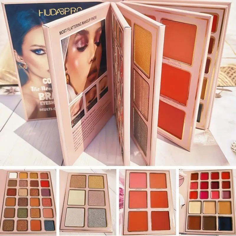 Kapell 78 Color Eyeshadow Palette, Shimmer, Matte, Glitter, Sparkle, Professional Makeup, Stage, Cosplay, Ideal for Beginners and Pros