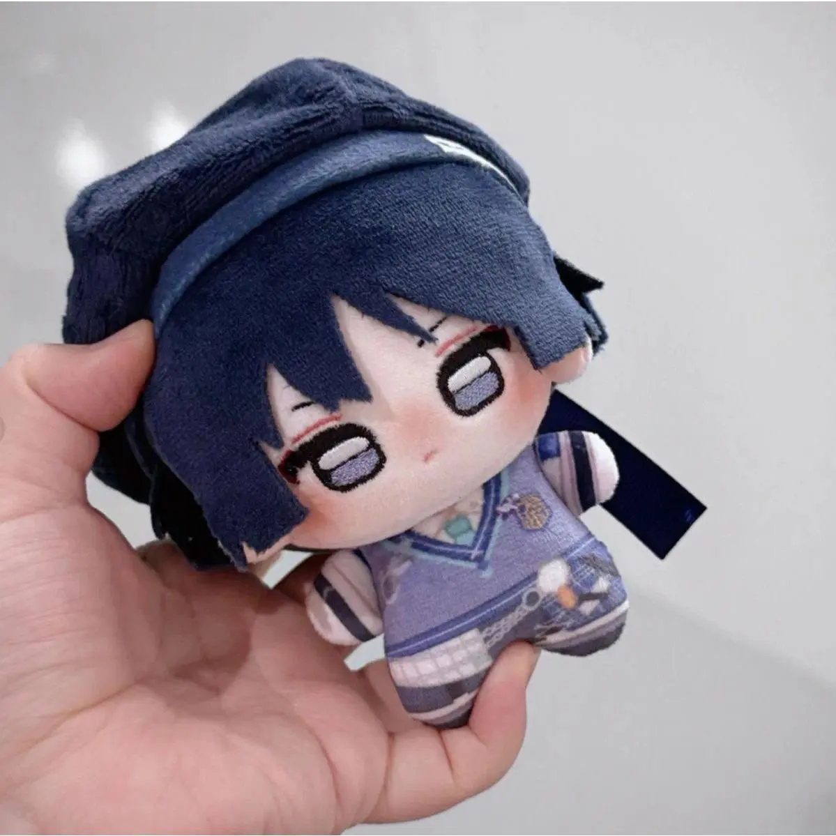 Genshin Impact Scaramouche Wanderer 10cm Starfish-Style Cotton Plush Doll Cute Anime Keychain Pendant Gift
