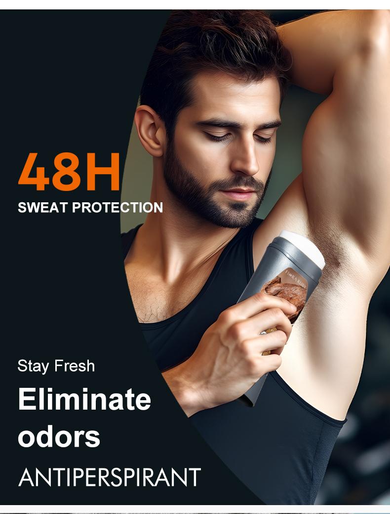 Stop Sweat & Odor for 48 Hours! 4-Pack Deodorant Set (Ocean, Sandalwood & More)