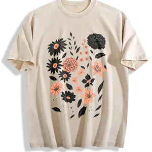 Vintage Pressed Flowers Shirt, Botanical Floral Tshirt, Boho Cottagecore Tee, Wildflowers Floral T-Shirt, Gift for Gardener