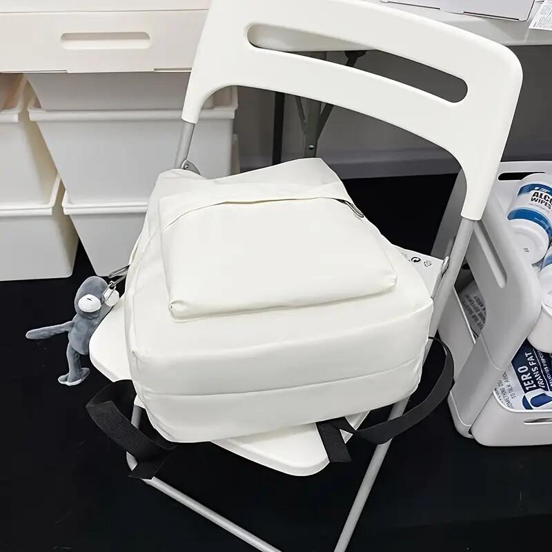 【Local Delivery】Maxoner Durable Canvas Backpack, Casual Style Daypack with Adjustable Straps for Work, School, and Travel Bookbag